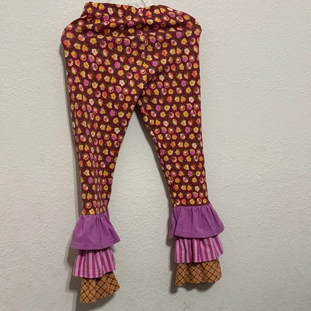 Matilda Jane Multicolor Ruffle Leggings - Picture 3 of 3